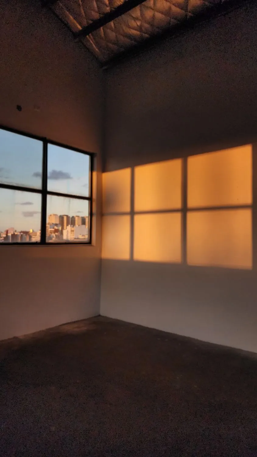 Espacio A, atardecer