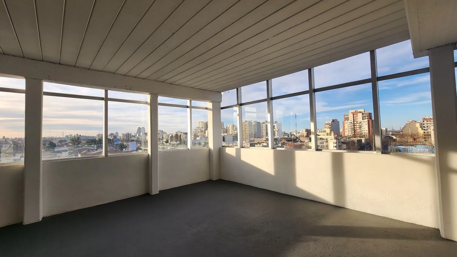 Espacio B, atardecer